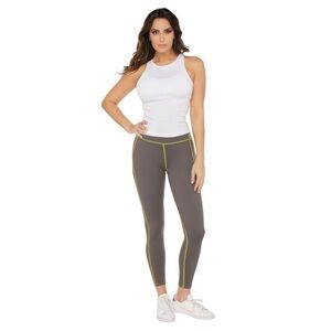 Miraclesuit Women’s Tummy Control Performance Leggings In Color Pavement Size L